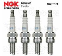NGK Kit 4 bougies CR9EB originales MV Agusta F4 R (F511Ab) 1000 2006-2007