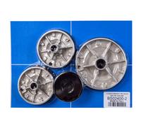 Kit 4 bruleurs Plaque de cuisson (482000027572 C00082831 SCHOLTES CANNON 2I MARCHI INDESIT ARISTON HOTPOINT)