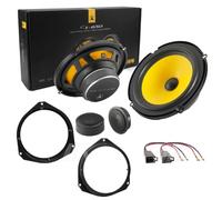 Kit 4 Caissettes 2 Voies JL Audio C1-650 Tweeter Woofer 6,5" Fiat Punto EVO 199