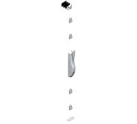 Kit 4 crémone pompier DEESSE blanc 7014 CROISEE DS - sans tringle avec 4 guides - 7014BLANC