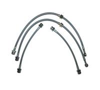 Kit 4 durites de frein type aviation GOODRIDGE pour VW Golf 5 2 roues motrices (10/2003-11/2008)