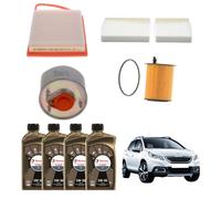 Kit 4 Filtres Bosch + 4 L Huile Moteur Total 5W30 pour Citroën & Peugeot 1.4/1.6