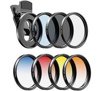 Kit 4 Filtres Colorés 52mm - Dégradés Bleu/Jaune/Orange/Rouge Pour Appareils Photo [Shj41909537]