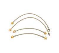 Kit 4 Flexibles de frein aviation GOODRIDGE pour Volkswagen Coccinelle avant 1964