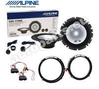 Alpine – Paire de woofers 165 mm – Kit SXE-1750S – Enceintes auto