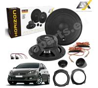 Kit 4 Haut-Parleurs ESX HZ6.2C 3 OHM Avant Pour Fiat Bravo Depuis 2006