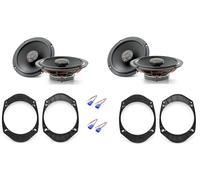 Kit 4 Haut-Parleurs Focal Universels Pour Mazda 3 Série 2004-2009