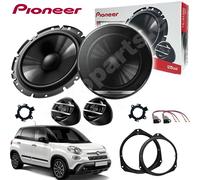 Kit 4 Haut-Parleurs Pioneer TS-G170C Antérieurs Pour Fiat 500L Depuis 2012