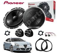 Kit 4 Haut-Parleurs Pioneer TS-G170C Avant Pour Alfa Romeo Giulietta