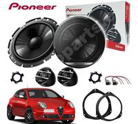 Kit 4 Haut-Parleurs Pioneer TS-G170C Avant Pour Alfa Romeo Mito Depuis 2008
