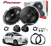 Kit 4 Haut-Parleurs Pioneer TS-G170C Avant Pour Fiat 500 Depuis 2008