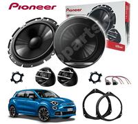 Kit 4 Haut-Parleurs Pioneer TS-G170C Avant Pour Fiat 500X Depuis 2012
