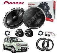 Kit 4 Haut-Parleurs Pioneer TS-G170C Avant Pour Fiat Panda Depuis 2003