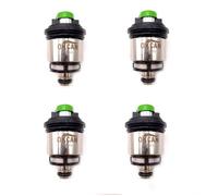 Kit 4 injecteurs CNG LPG Landi Renzo MED GI25-65 vert AMP type sequent