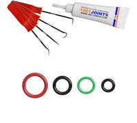 KIT 4 JOINTS ENTRETIEN EMBRAYAGE RÉSERVOIR TANK A LAIT MACHINE À CAFÉ REMPLACEMENT COMPATIBLE AVEC DELONGHI EABI ECA ECA ESAM EAM NESPRESSO EN AEG CAFFE GRANDE ETC…