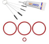 KIT 4 JOINTS ENTRETIEN PERCOLATEUR ROUE DENTÉE GROUPE D'INFUSION UNITÉ DE BRASSAGE MACHINE A CAFÉ REMPLACEMENT COMPATIBLE AVEC TCHIBO ESPERTO GRUNDIG KVA 4830 BEKO CEG 5301 SEVERIN KV 8090 SMEG ETC…