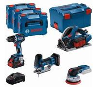 KIT 4 Outils GSR/GKT/GST/GEX - BOSCH - avec batterie ProCore 18V 4.0Ah + 2 batteries ProCore 5.5Ah - L-BOXX -0615990N36 G