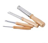 Kit 4 Outils pour sculpture Argile Pointe Fine Kit 4 Outils pour | Acier inoxydable , pointes fines, idéal détails pour précis, léger 103g, pour bois confortable