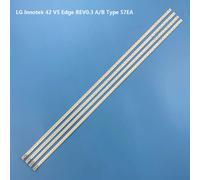 (Kit) 4 PCS/set 57 LED bande de rétroéclairage LED 470mm pour LC42EUD 42lv5380 TH-L42D22C 42E60HR 42LE5400 LE42H320 TH-L42D25H