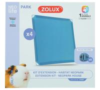 Zolux – Kit extension pour enclos modulable Neo Park – Cochon d'inde – 4 panneaux pleins