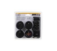 - kit 4 prises de commutation nano - télécommande 4 canaux - dio 1. 0 - noir - 54894 Noir G