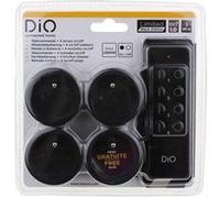 - kit 4 prises de commutation nano - télécommande 4 canaux - dio 1. 0 - noir - 54894 Noir G