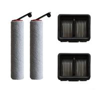 Kit 4 Rouleaux Lavage pour MOVA pour m10 Pro Station Kit 4 Rouleaux | Microfibre haute absorbance, pour capture liquides et pour poussière, compatible pour m10/ pour m10 Pro, installation simple