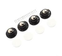 Kit 4 Roulettes Meuble ABS 100kg Charge Lourde(A)