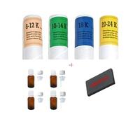 KIT 4 TESTEUR OR 9/14/18/24 K CARATS POUR TESTER L'OR + PIERRE DE TOUCHE MEDIUM NATURELLE 65x40mm + 4 FLACONS COMPTE GOUTTES 15 ML + GUIDE EXPERTISE OFFERT (TEST TESTING GOLD STONE)