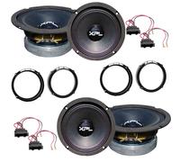 Kit 4 Woofer XPL 165mm 6,5" Pour VW Polo Vari Modelli, Noir 4 Ω 100 W RMS