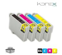 KIT 4 X CARTOUCHES D'ENCRE MULTI COULEUR COMPATIBLES T2991 BK XL - T2994 Y XL AVEC IMPRIMANTE EPSON XP335