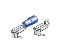 Kit 40 embouts de câble plats avec double insert - bleu
