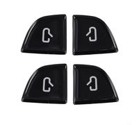 Kit 4pcs Protection Interrupteur pour fibre pour tesla 2025 Kit | Compatibilité précise, modèles 2024-2025, ajustement pour parfait, 4 incluses, protection optimale(Black)