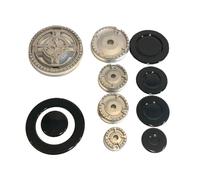 Kit 5 brûleurs séparateur de flamme 4 feux + triple couronne pour SMEG