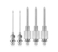 Kit 5 Buses à Aiguilles Pistolet Graisse, 3 Distributeurs D'Aiguilles pour Pistolet à Graisse et 2 Aiguilles D'Injecteur, Outil Montage D'Adaptateur