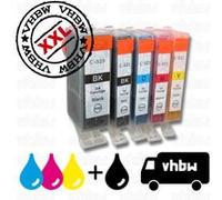 Kit 5 cartouches d'encre pour CANON Pixma Série 520/521 - avec puce G