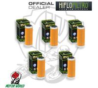 Kit 5 Filtres à Huile Hiflo HF652 Husqvarna FE 350 2017 2018