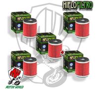 Kit 5 Filtres D'Huile Original HIFLO HF141 Yamaha 300 Tricity 2020 - 2022