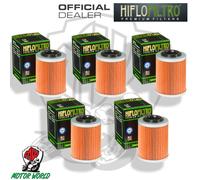 Kit 5 Filtres D'Huile Original HIFLO HF152 Can Am 1000 Renegade X XC 2012 - 2017