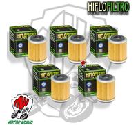 Kit 5 Filtres Huile HIFLO HF143 Yamaha BW 350 1988