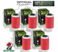 Kit 5 Filtres Huile HIFLO HF155 KTM 620 LSK