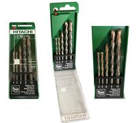 Kit 5 forets Hitachi cylindriques de mur construction 2 tranchants de 4 - 10 mm