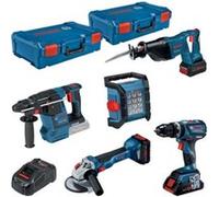 Kit 5 outils Bosch pro 18V 4AH 2X8 Ah