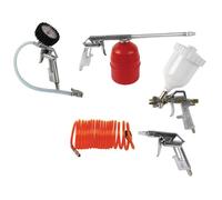 Kit 5 outils pour Air comprimé pour Compresseurs d'air raccord 1/4"" ITOOLS
