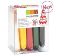 Kit 5 pâtes à sucre de Noël
