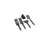 Kit 5 Ustensiles Barbecue, Plancha, Plaque de Cuisson - Accessoires de Cuisson Spatule, Grattoir et Brosse