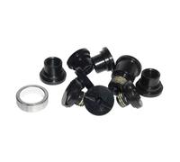 Campagnolo – Kit 5 vis pour plateaux Super Record/Record/Chorus – Noir