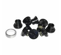 Kit 5 Vis Et 5 Écrous Plateau Campagnolo Super Record Record-Chorus Noir