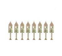 Kit 50/100 Chevilles Autoperforantes Acier Carbone, Fixation Plâtre(100pcs)