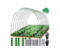 Kit 50 Arceaux De Serre Tunnel De Forçage Diy En Fibre De Verre Robuste - Structure Modulaire Flexible Vert + Accessoires Jardin Multicolore